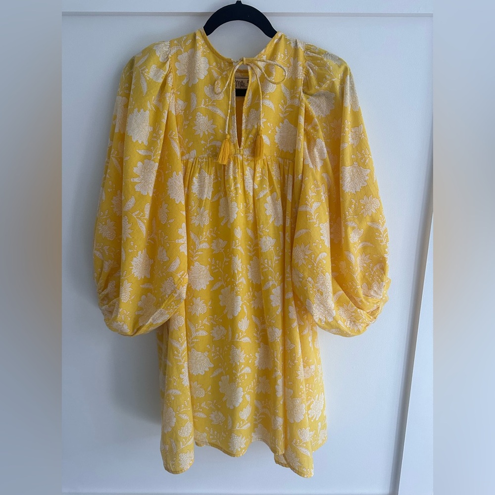 Mille Daisy Dress Yellow Zinnia XS
